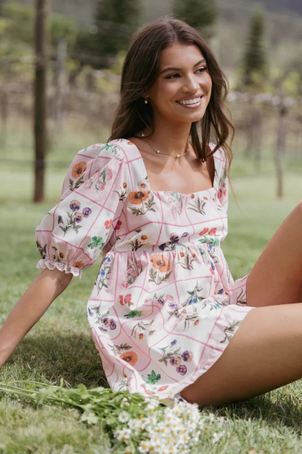 Floretta Puff Sleeve Romper